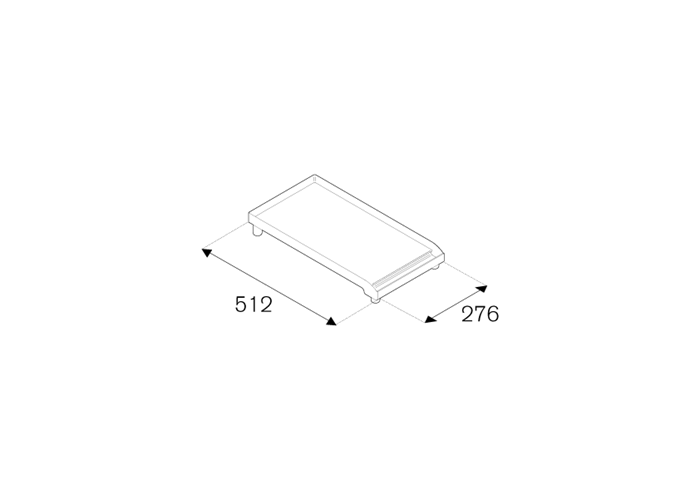 Stainless-Steel Griddle ATEC Models | Bertazzoni